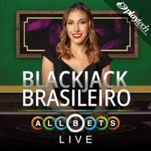 All Bets Blackjack Brasileiro Live met een Portugees sprekende dealer