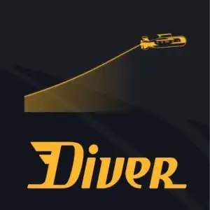 Diver Originals crash game met vermenigvuldigers en snelle gameplay